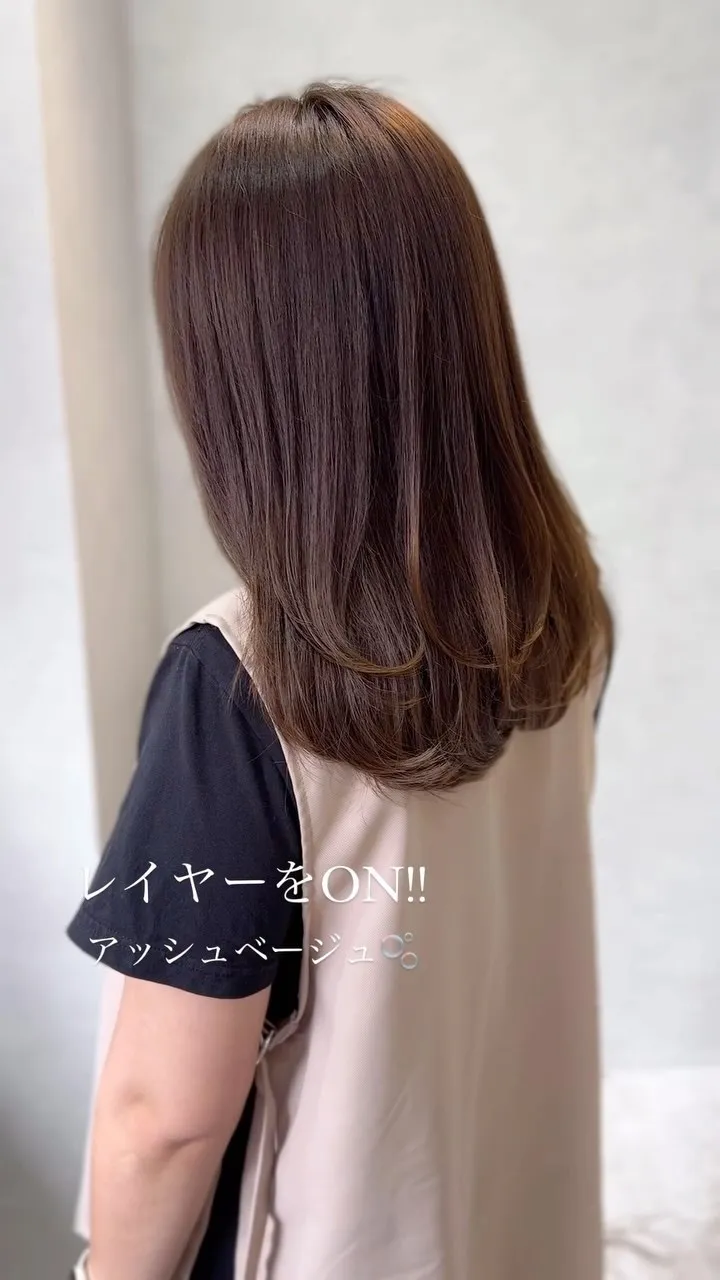 女性らしさ引き立つ秋冬ヘアカラー髪色